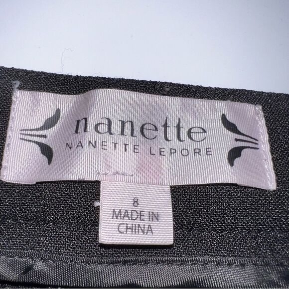 Nanette by Nanette Lepore Women's Cigarette Style Pants w/Sticked Front Crease-8 - Picture 11 of 12